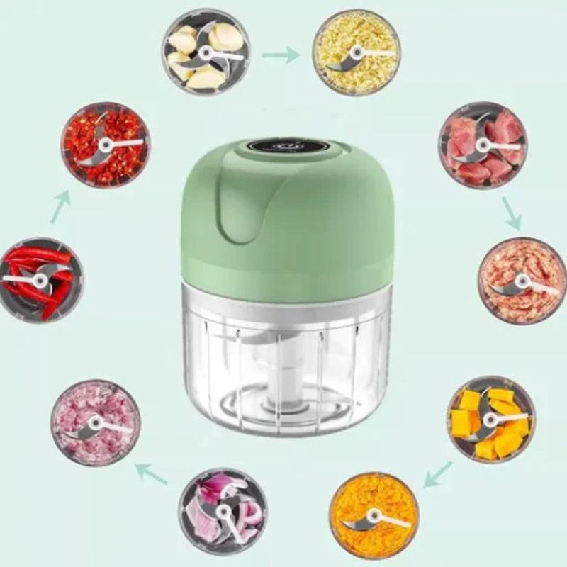 Mini Processador Elétrico de Alimentos Portátil - Llys Store