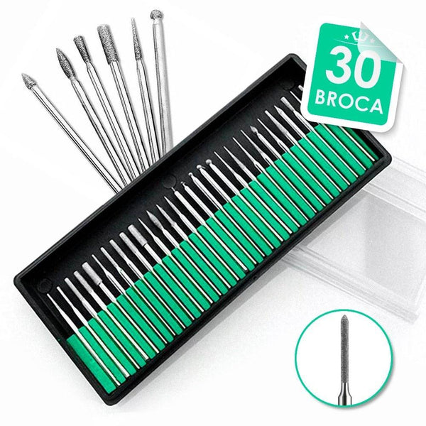 Kit 30 Brocas Para Lixadeira. - Llys Store