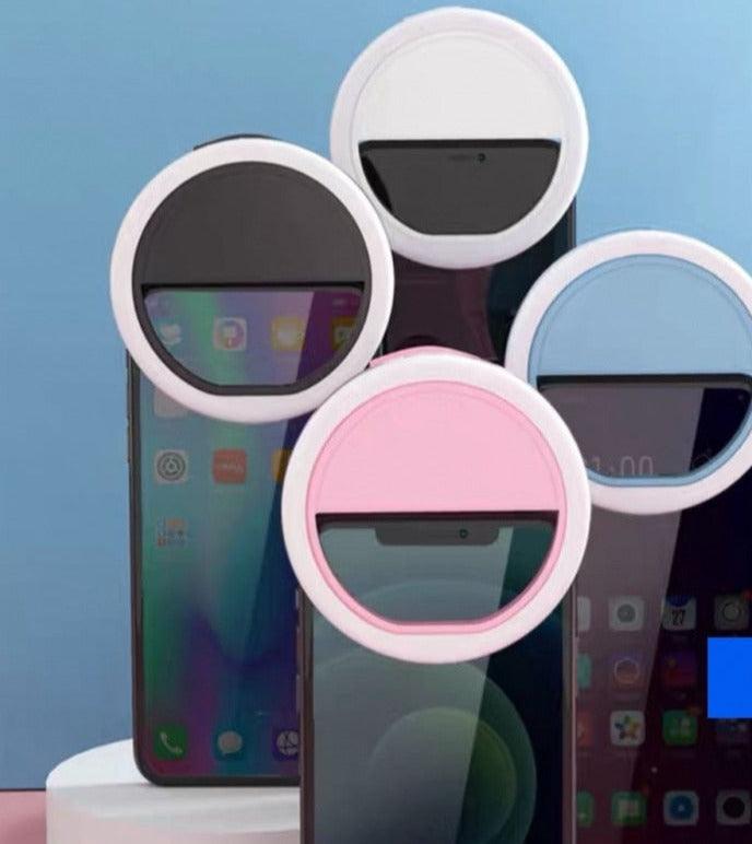 Anel de luz flash para celular - Llys Store